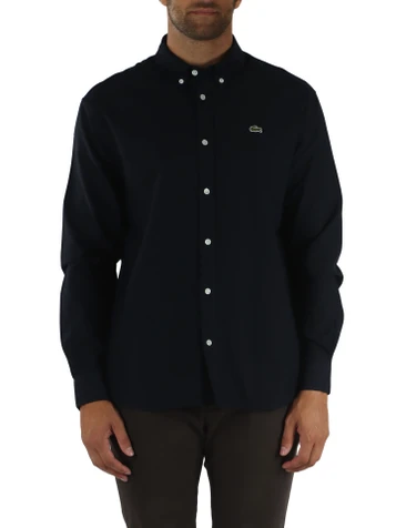 BLU SCURO | Camicia button down regular fit in cotone