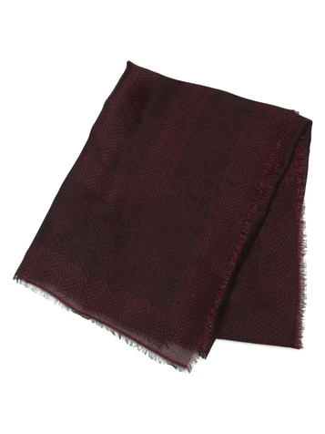 BORDEAUX | Foulard quadrato COLLANA in misto viscosa e modal