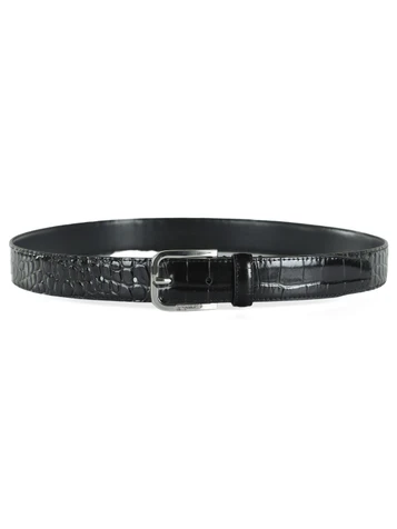NERO | Cintura KLJ Croco Leather