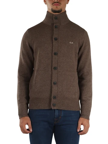 TORTORA | Cardigan in misto lana merino e cashmere