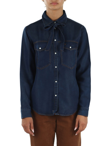 BLU | Camicia in denim di tencel