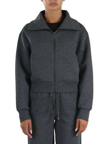 GRIGIO SCURO | Felpa con zip Superior Athleisure Garment