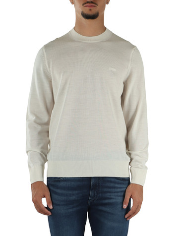 PANNA | Maglia girocollo in lana vergine merino extrafine