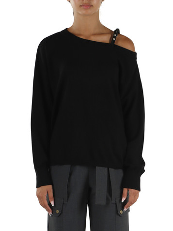 NERO | Maglia in misto viscosa, lana e cashmere