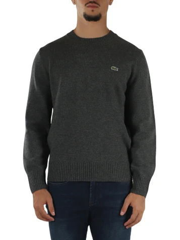 GRIGIO | Maglia girocollo in lana Classic Fit