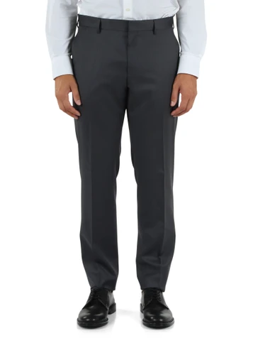 GRIGIO | ONE THE SU1T: Pantalone slim fit in lana vergine