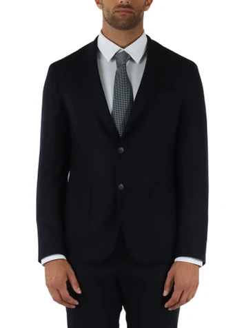 BLU SCURO | Giacca slim fit Performance in misto lana vergine