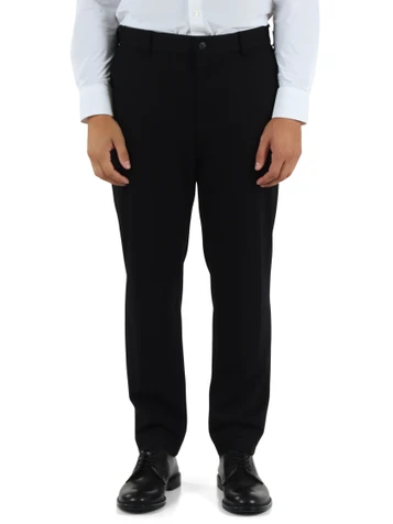 NERO | Pantalone Performance tapered fit in misto cotone