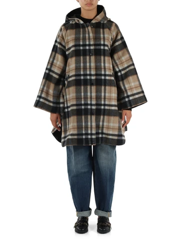 NERO | Cappotto trasformabile in mantella MUSA