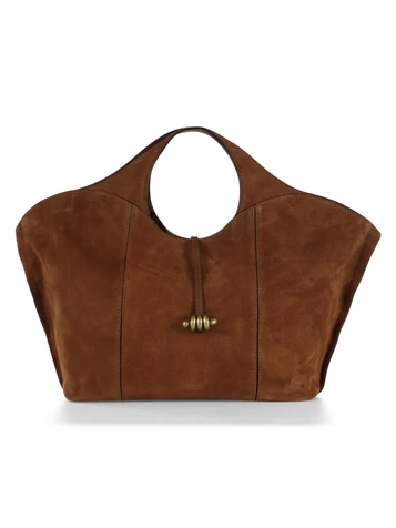 CUOIO | Borsa a mano in suede INFINITY Large