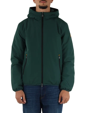 VERDE | Giubbino con cappuccio PETER
