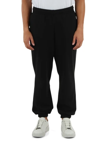 NERO | Pantalone sportivo felpato regular fit