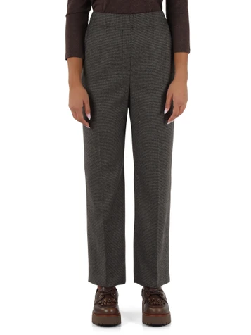 GRIGIO | Pantalone HATELEY in flanella di lana stretch