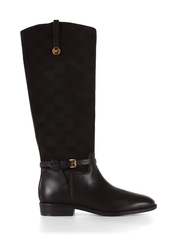 MARRONE | Stivali in pelle e suede BEVERLY