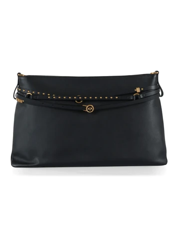 NERO | Borsa a spalla in pelle BELT BAG BIG