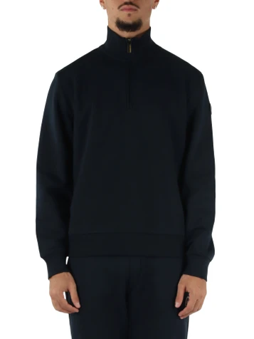 BLU SCURO | Felpa mezza zip MODISH