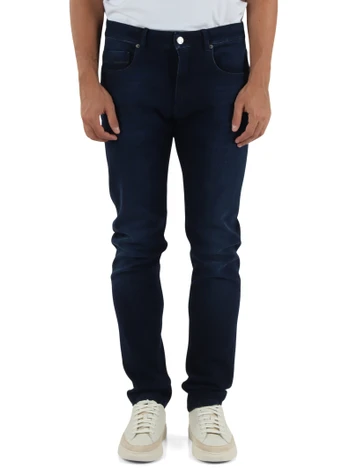 BLU SCURO | Pantalone jeans cinque tasche X-Soft Giza Cotton