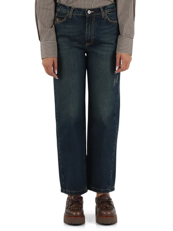 BLU | Pantalone jeans cinque tasche con vita semielasticizzata