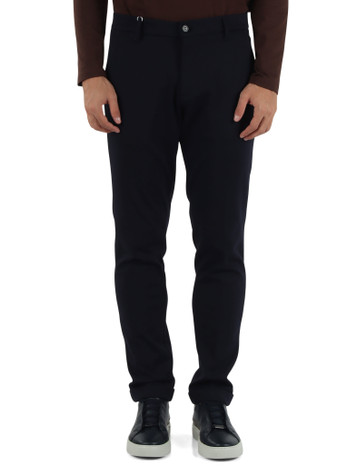 BLU SCURO | Pantalone TULA in misto viscosa