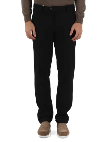 NERO | Pantalone BOGOTAPAN slim fit in misto viscosa