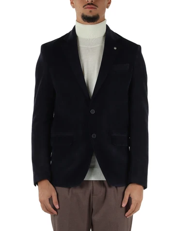 BLU | Giacca monopetto BARTON in velluto