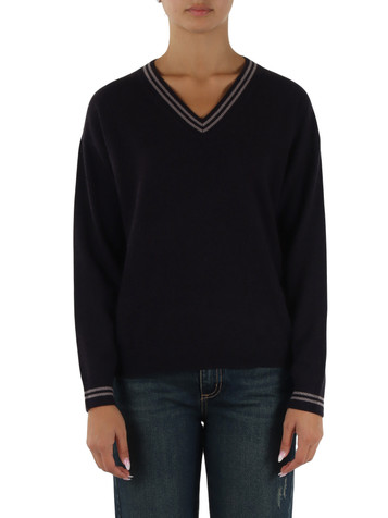VIOLA | Maglia collo a V in cashmere