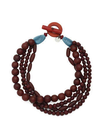 VINACCIA | Collana multifilo in resina