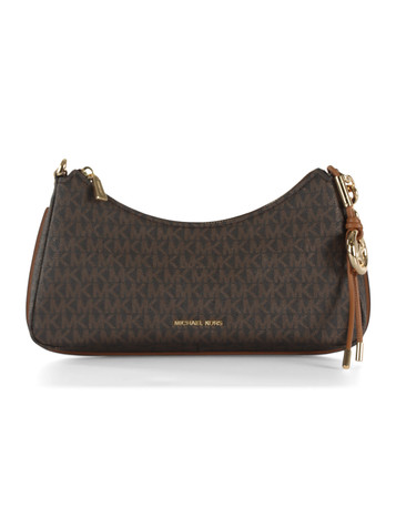 BRAUN | NOLITA Medium Schultertasche mit Logoprint