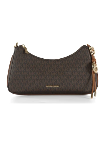 BRAUN | NOLITA Medium Schultertasche mit Logoprint