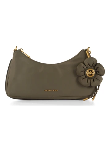 Militärgrün | Nylon-Schultertasche NOLITA Medium