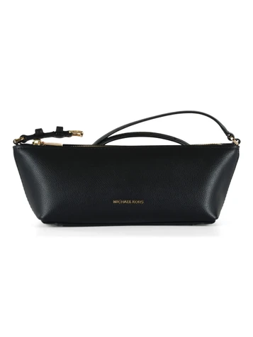 SCHWARZ | LAILA Small Schultertasche aus Leder