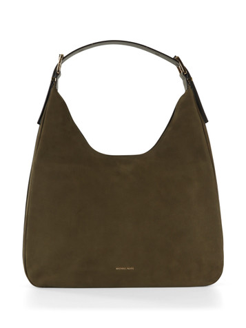 Militärgrün | Hobo-Tasche aus Nubukleder NOLITA Large