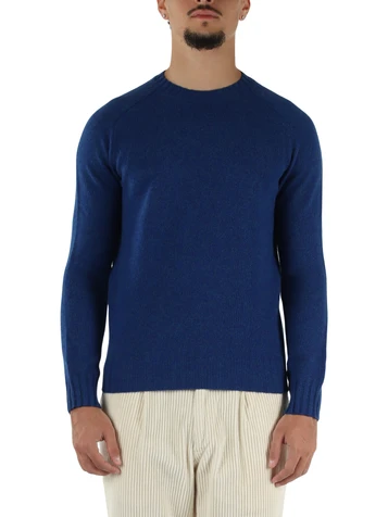BLUETTE | Maglia girocollo in lana merino extrafine