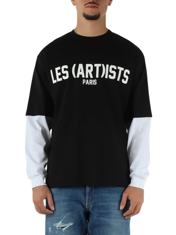 NERO | T-shirt manica lunga in cotone ESSENTIAL