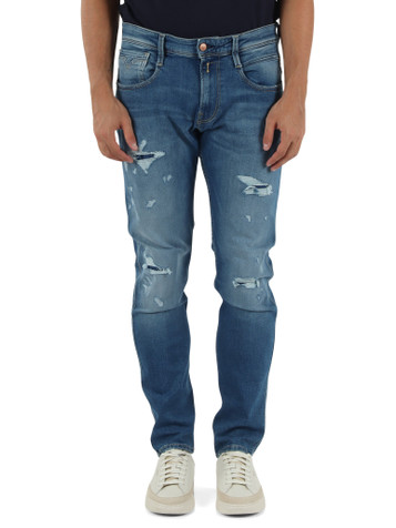 BLU CHIARO | Pantalone jeans cinque tasche ANBASS slim fit