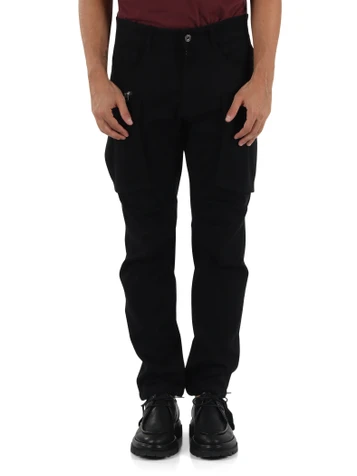 NERO | Pantalone cargo JOE in cotone stretch