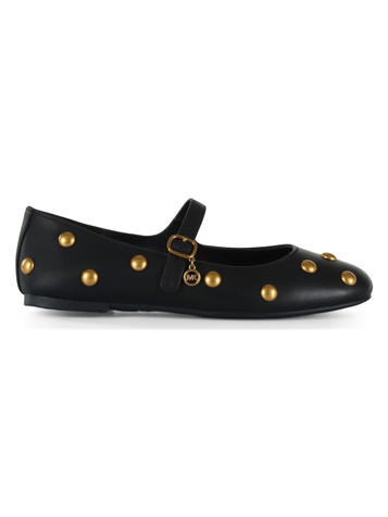 NERO | Ballerine in pelle NELLIE con borchie applicate
