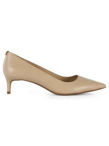 NUDE | Décolleté in pelle ALINA con tacco kitten