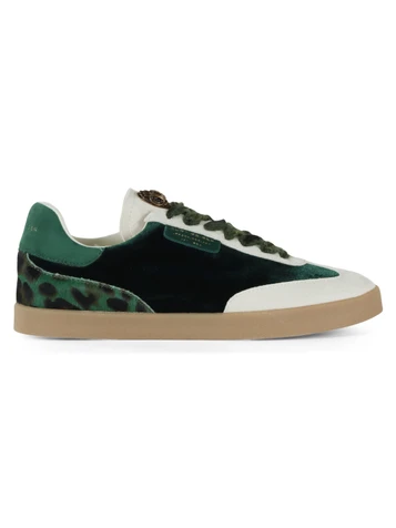VERDE | Sneakers in pelle e tessuto BARBICAN