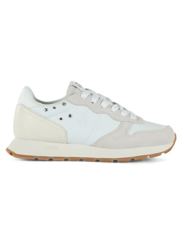 BIANCO | Sneakers in pelle ed ecopelle ALLY STUDS