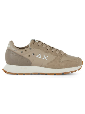 BEIGE | Sneakers in pelle ed ecopelle ALLY STUDS