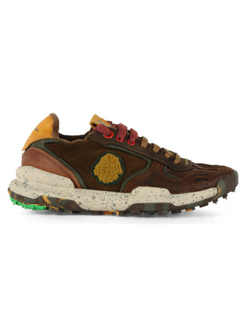 marrone scuro | Sneakers in pelle CHACRONA PREM EVO