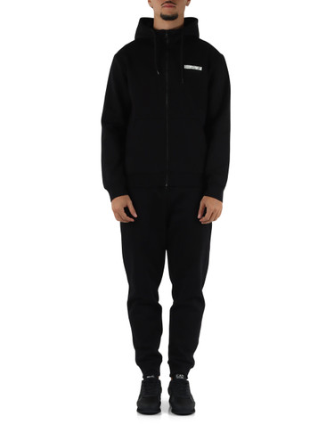 NERO | Tura sportiva slim fit in cotone felpato