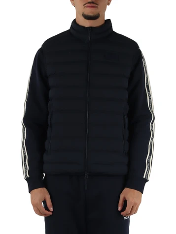 BLU SCURO | Smanicato trapuntato regular fit con imbottitura Thermore