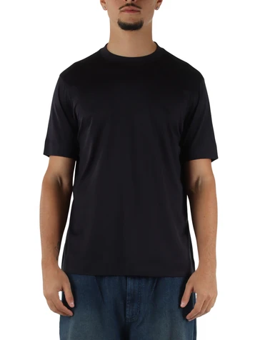 BLU SCURO | T-shirt TRAVEL ESSENTIAL in lyocell e cotone