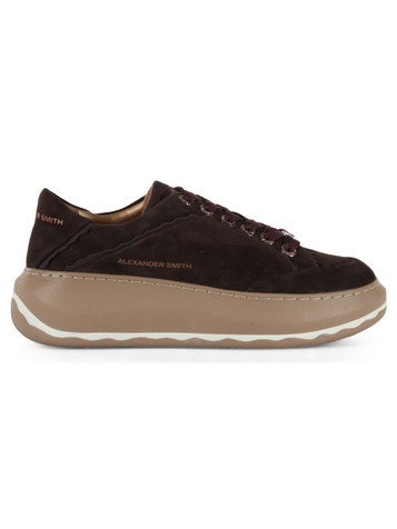 marrone scuro | Sneakers in pelle ed ecopelle MAYFAIR