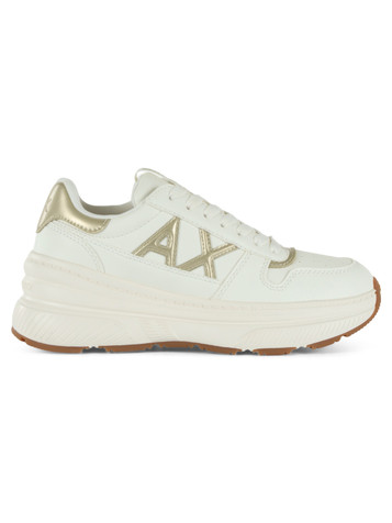 BIANCO | Sneakers in ecopelle con patch logo