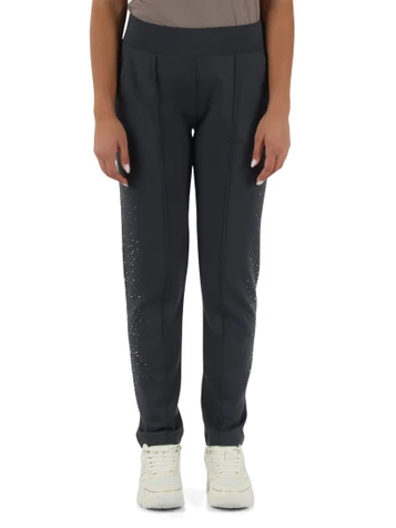 GRIGIO SCURO | Pantaloni sportivi in misto modal con zip