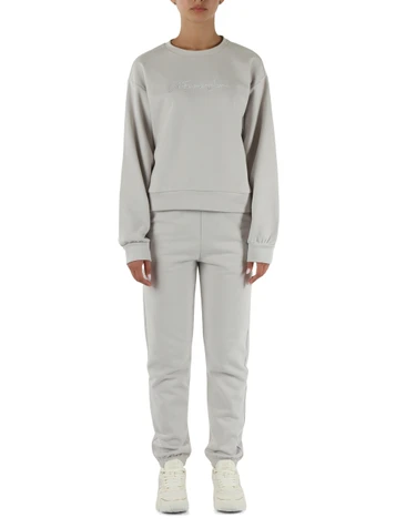GRIGIO CHIARO | Tuta sportiva in misto cotone