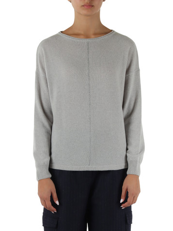 GRIGIO | Maglia in lana merino ultrafine e cashmere